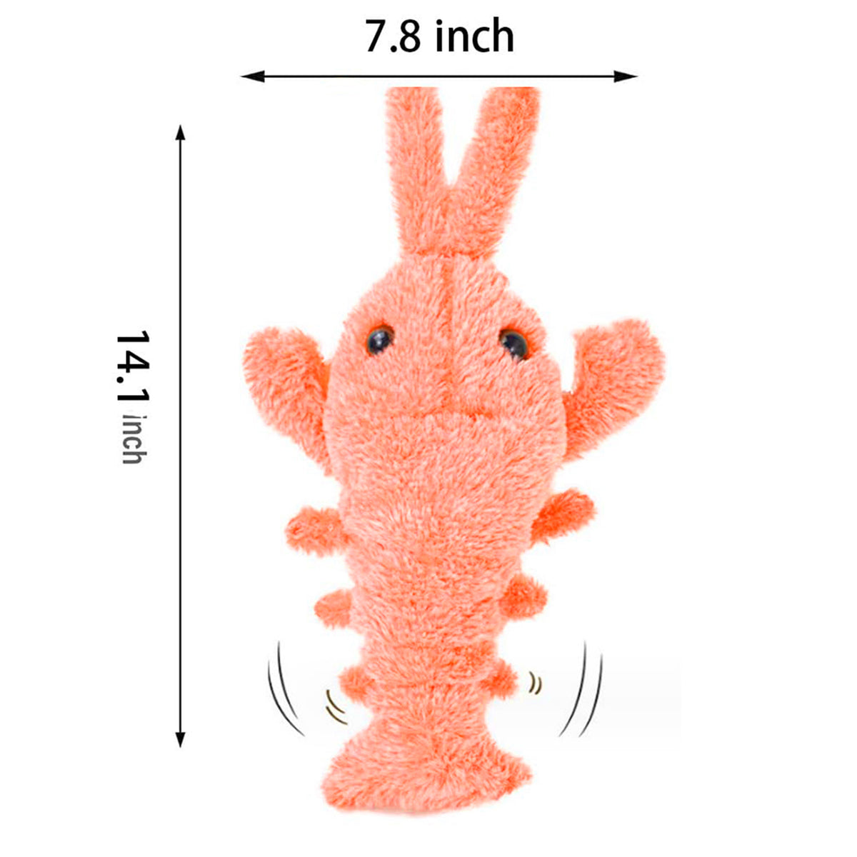 Interactive Lobster Cat Toy — Motion-Activated Flopping Pet Toy