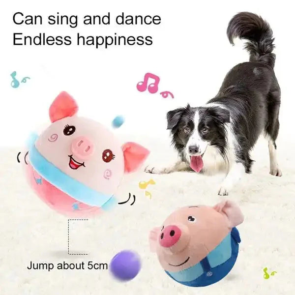 Interactive Bouncy Pet Ball — Self-Moving Electronic Dog Toy