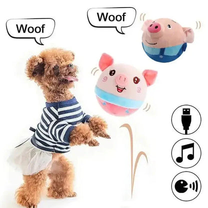 Interactive Bouncy Pet Ball — Self-Moving Electronic Dog Toy