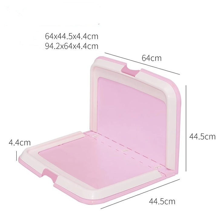 Foldable double dog toilet